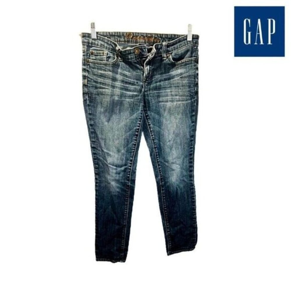 GAP 1969 Womens Premium Skinny Wash Denim Jeans